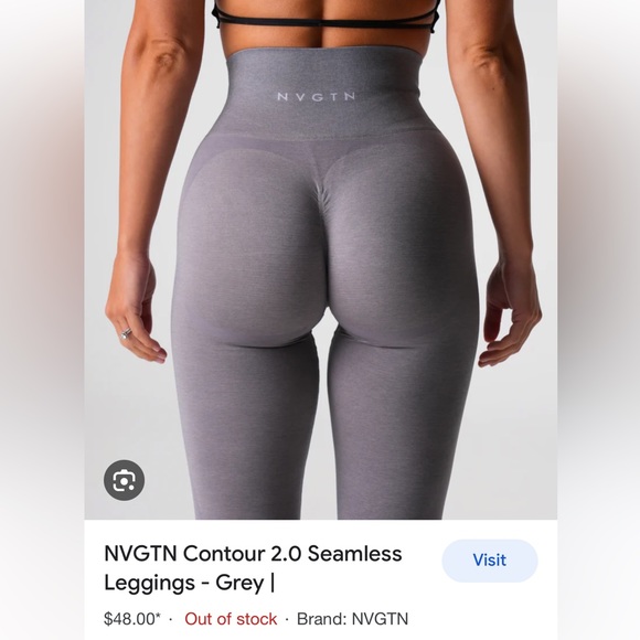 Nvgtn Contour 2.0 grey leggings - Picture 1 of 5